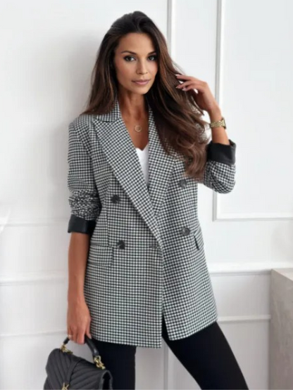 Zephyra™ Houndstooth Power Blazer