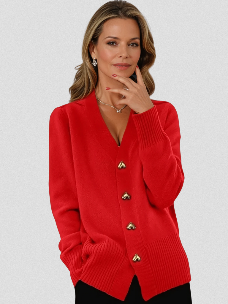 Beatrice™ Cozy Button Knit Cardigan