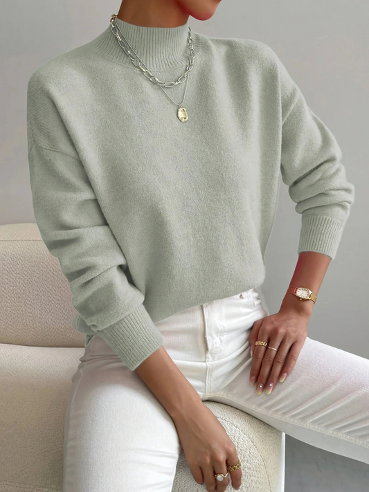 Kathleen™ Cozy High-Neck Knit Sweater