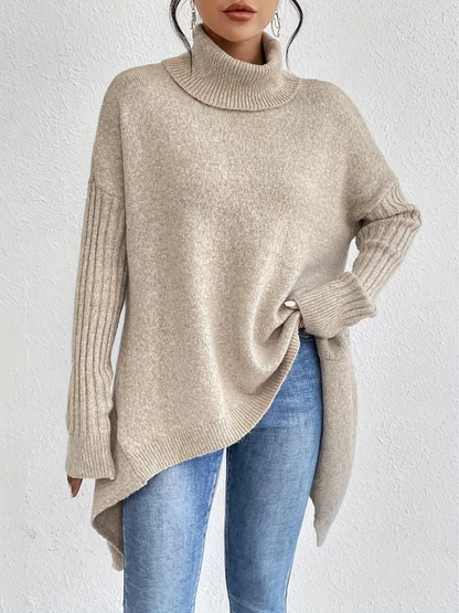 Lorraine™ Cozy High-Neck Knit Sweater