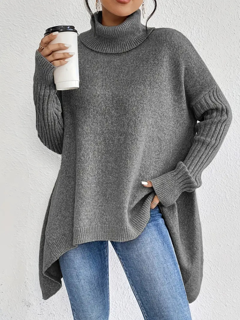 Lorraine™ Cozy High-Neck Knit Sweater