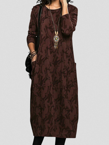 Harper™ Woven Long-Sleeve Dress