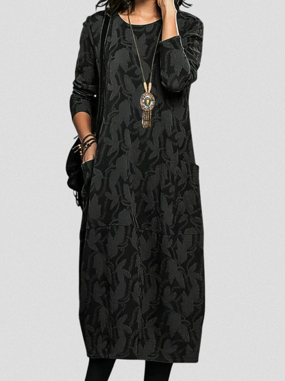 Harper™ Woven Long-Sleeve Dress