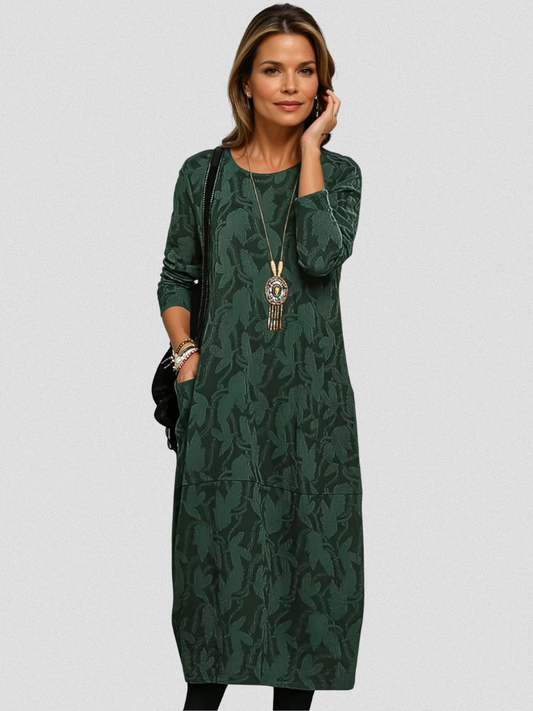 Harper™ Woven Long-Sleeve Dress