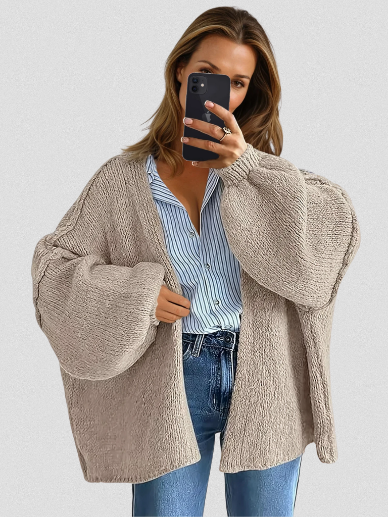 Margot™ Cozy Open-Front Knit Cardigan