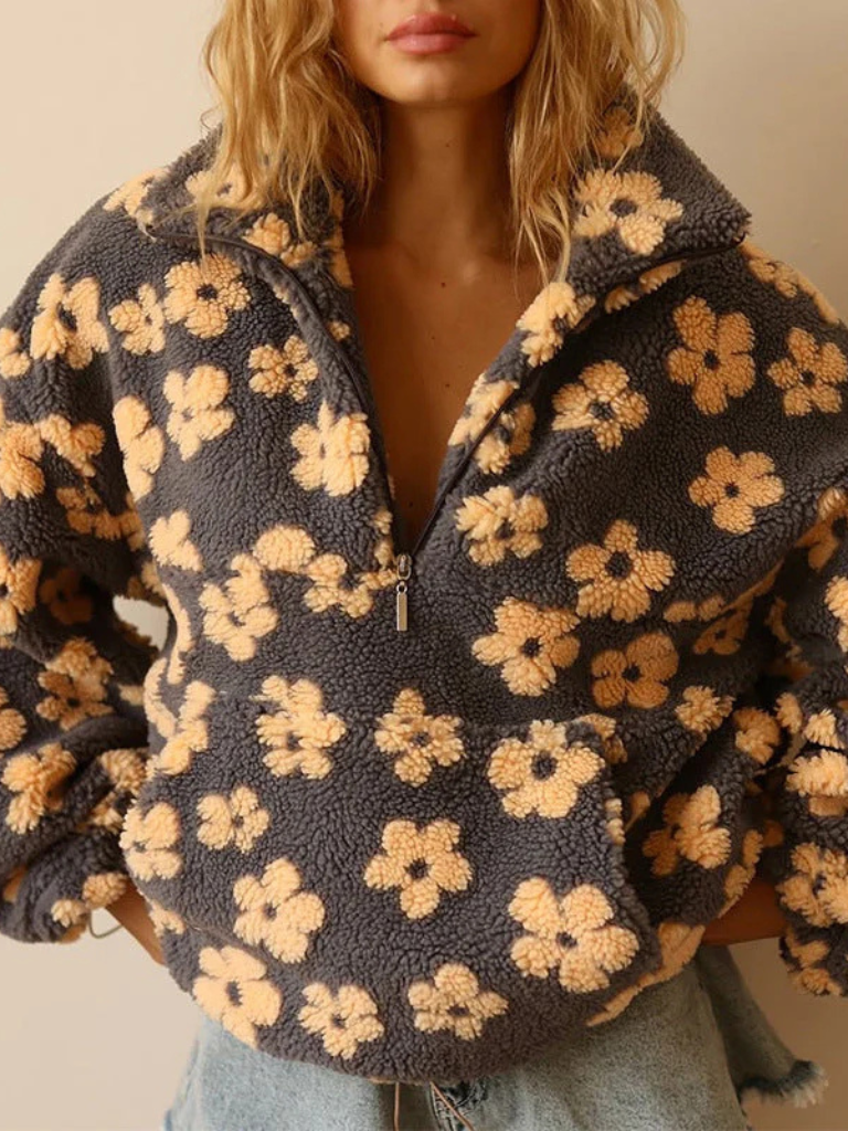 Gloria™ Cozy Fleece Knit Sweater