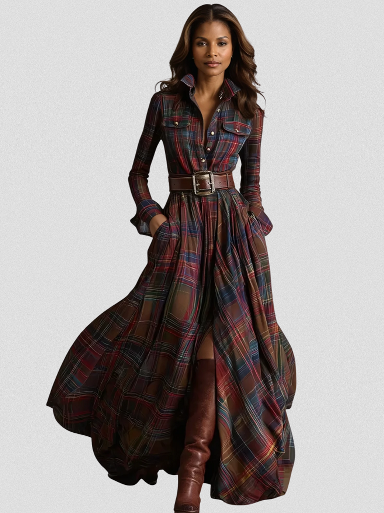 Maribel™ Heritage Flow Maxi Dress