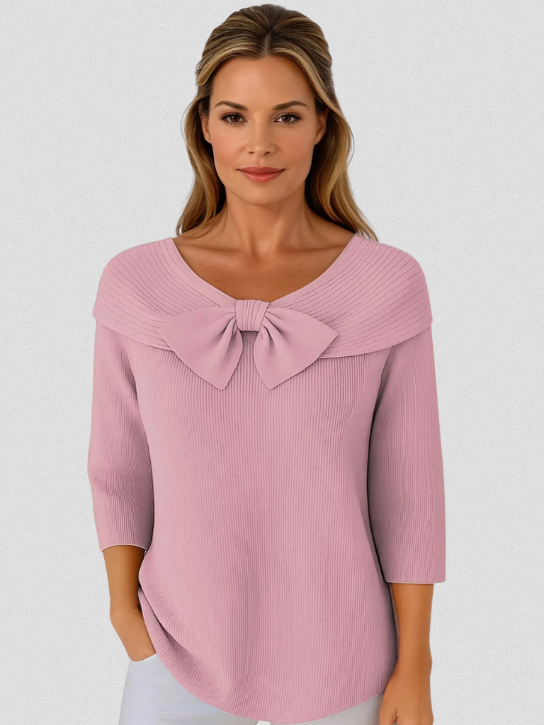 Diana™ Cozy Bow Knit Top