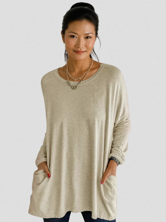 Anne™ Cozy Long Sleeve Essential Shirt