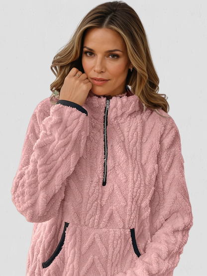 Denise™ Cozy Plush Half-Zip Pullover