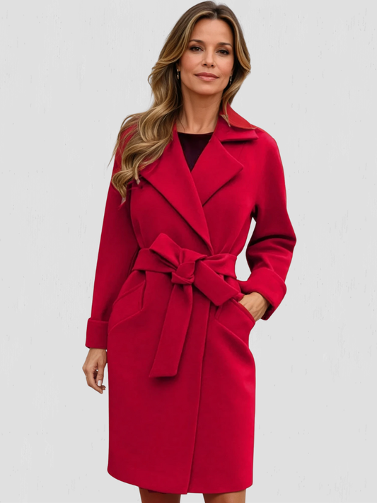 Charlotte™ Belted Longline Trench Coat