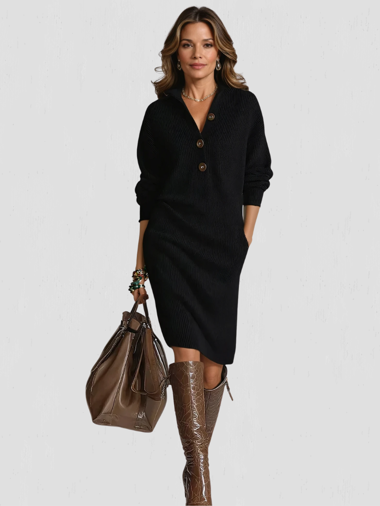 Isolde™ Knit Collar Dress