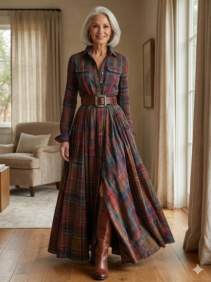 Maribel™ Heritage Flow Maxi Dress