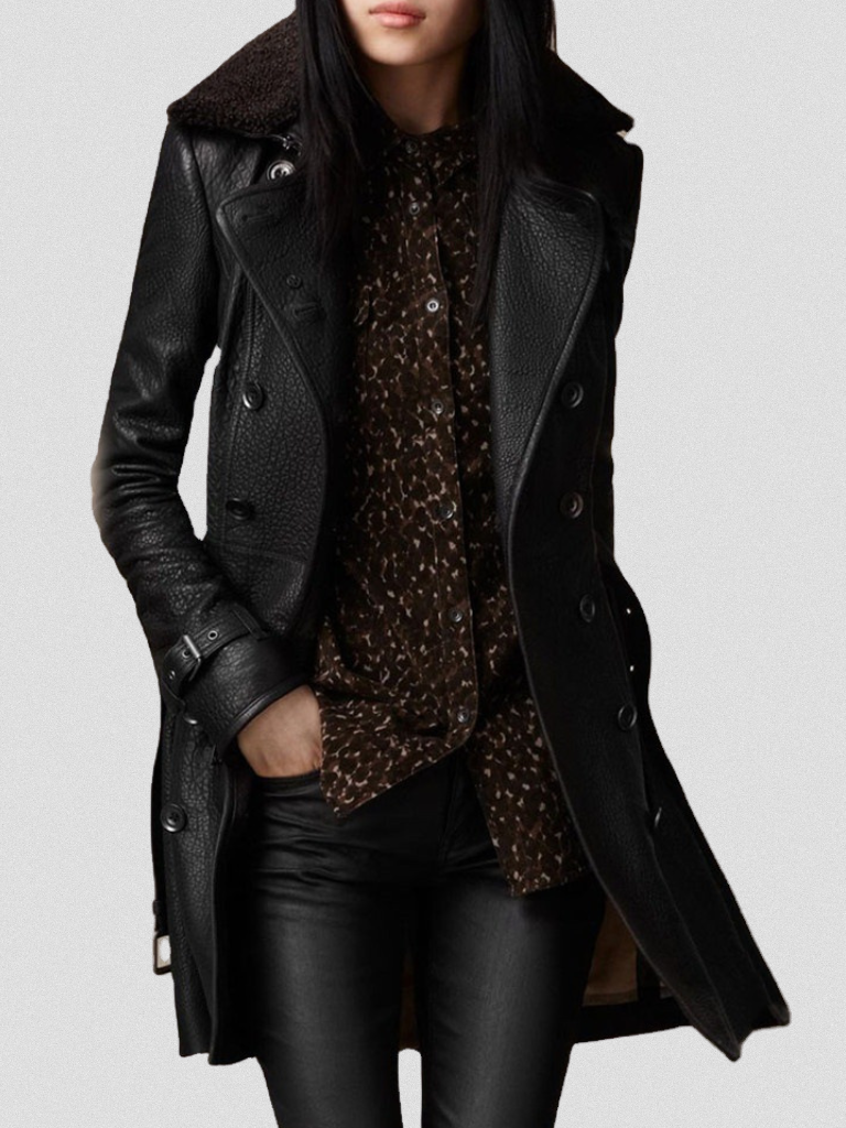 Clarissa™ Luxe Faux Leather Coat
