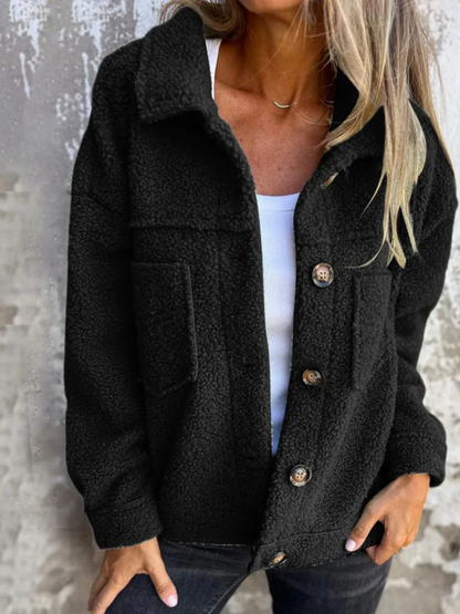 Margaret™ Cozy Button Jacket