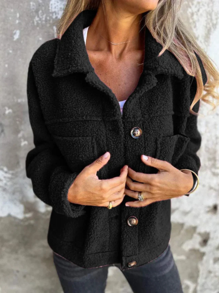 Margaret™ Cozy Button Jacket