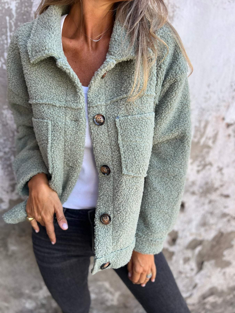 Margaret™ Cozy Button Jacket
