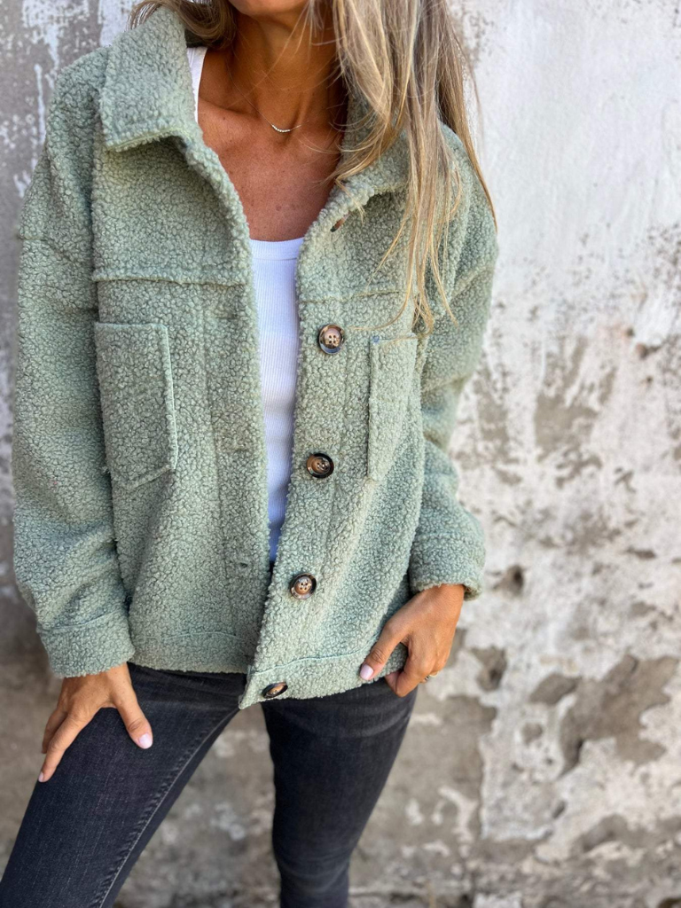 Margaret™ Cozy Button Jacket