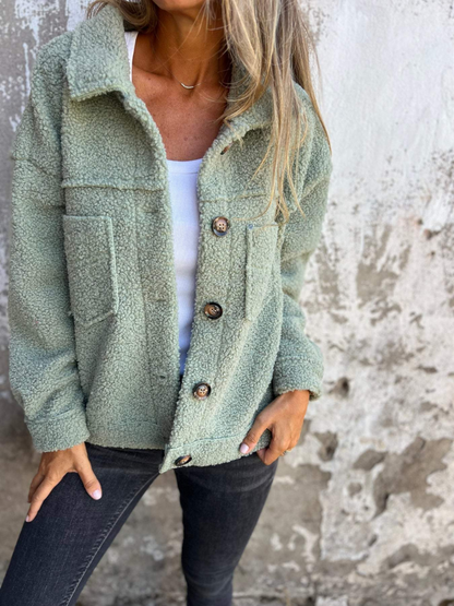 Margaret™ Cozy Button Jacket