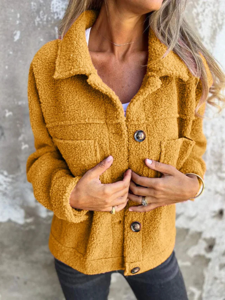 Margaret™ Cozy Button Jacket