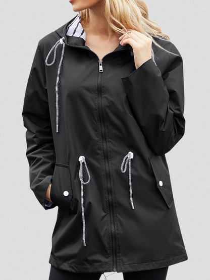 Camille™ Refined Hooded Outdoor Jacket