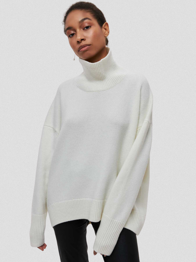Catherine™ Cozy High-Neck Knit Sweater