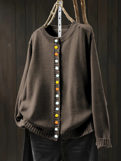 Carolyn™ Cozy Button Accent Cardigan