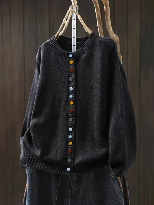 Carolyn™ Cozy Button Accent Cardigan
