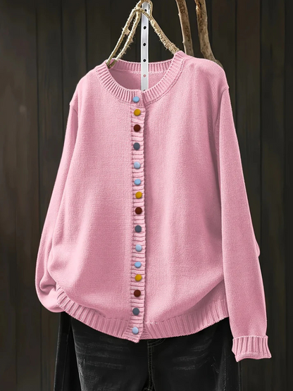 Carolyn™ Cozy Button Accent Cardigan