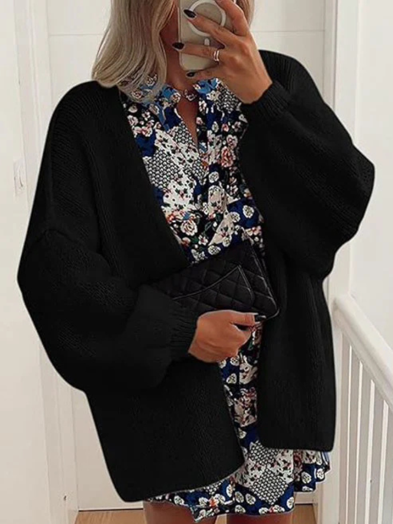 Margot™ Cozy Open-Front Knit Cardigan