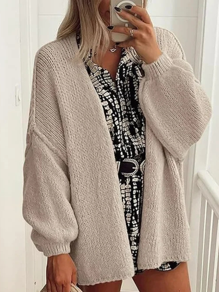 Margot™ Cozy Open-Front Knit Cardigan