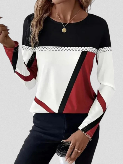 Carol™ Cozy Printed Knit Sweater