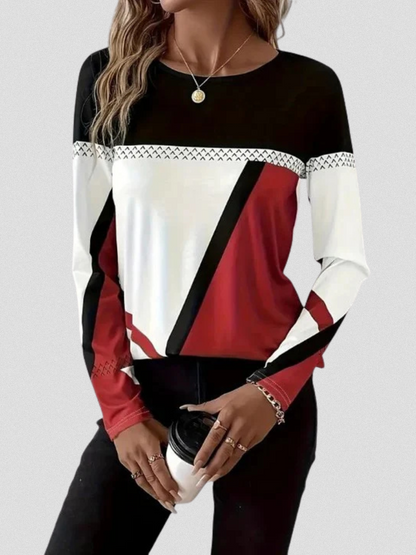 Carol™ Cozy Printed Knit Sweater