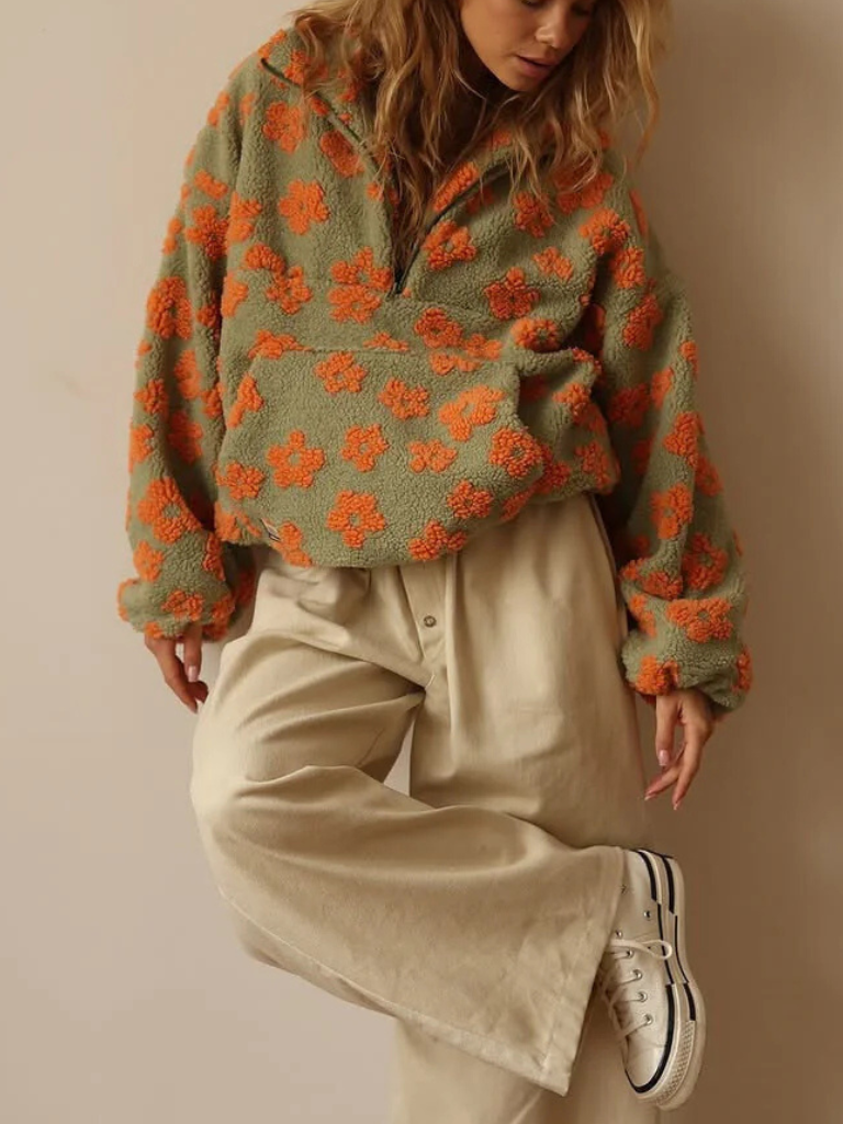 Gloria™ Cozy Fleece Knit Sweater