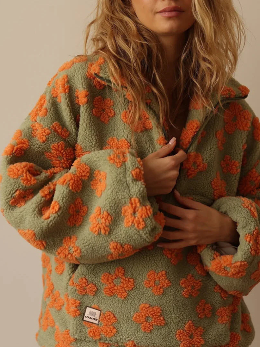 Gloria™ Cozy Fleece Knit Sweater