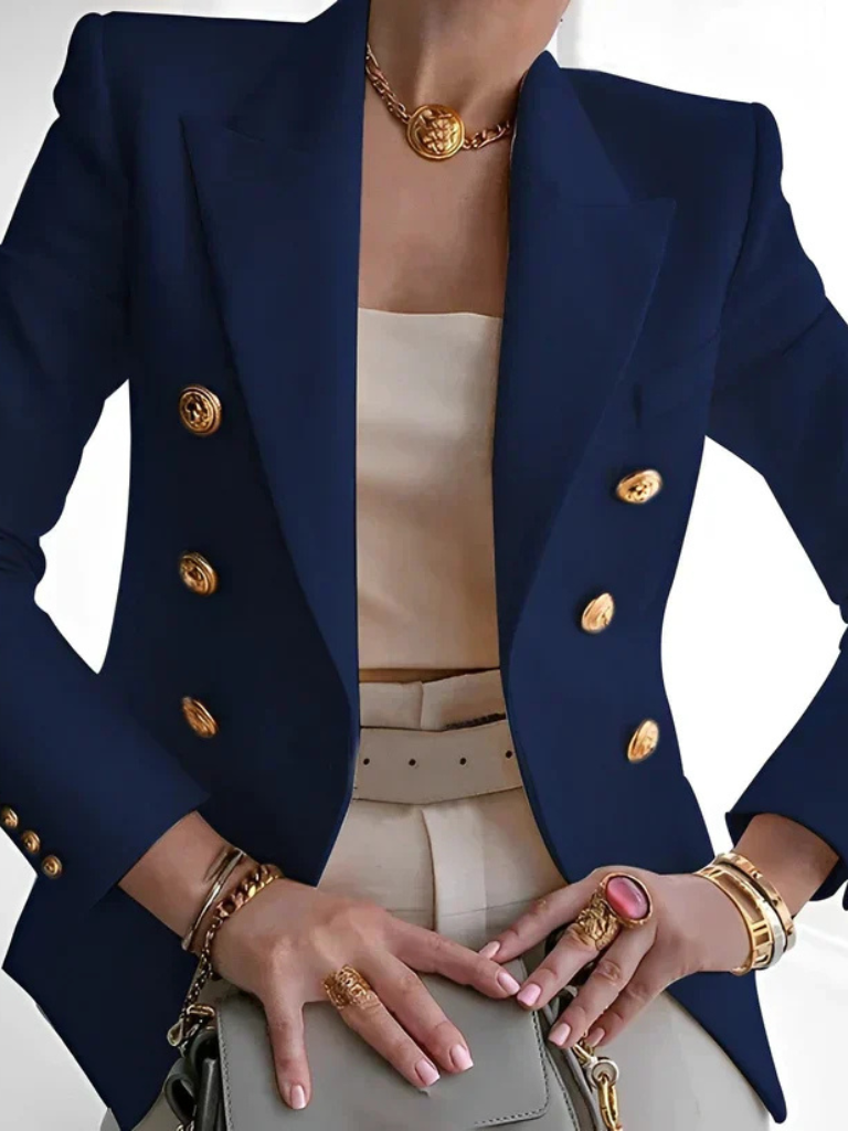 Victoria™ Classic Double-Breasted Blazer