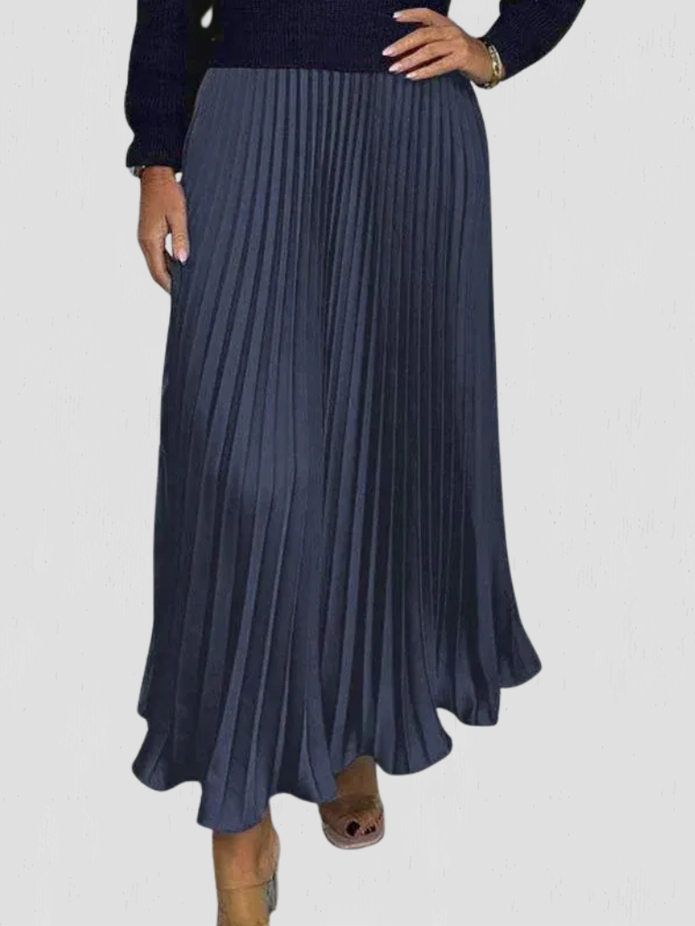 Arden™ Knit & Pleat Midi Dress