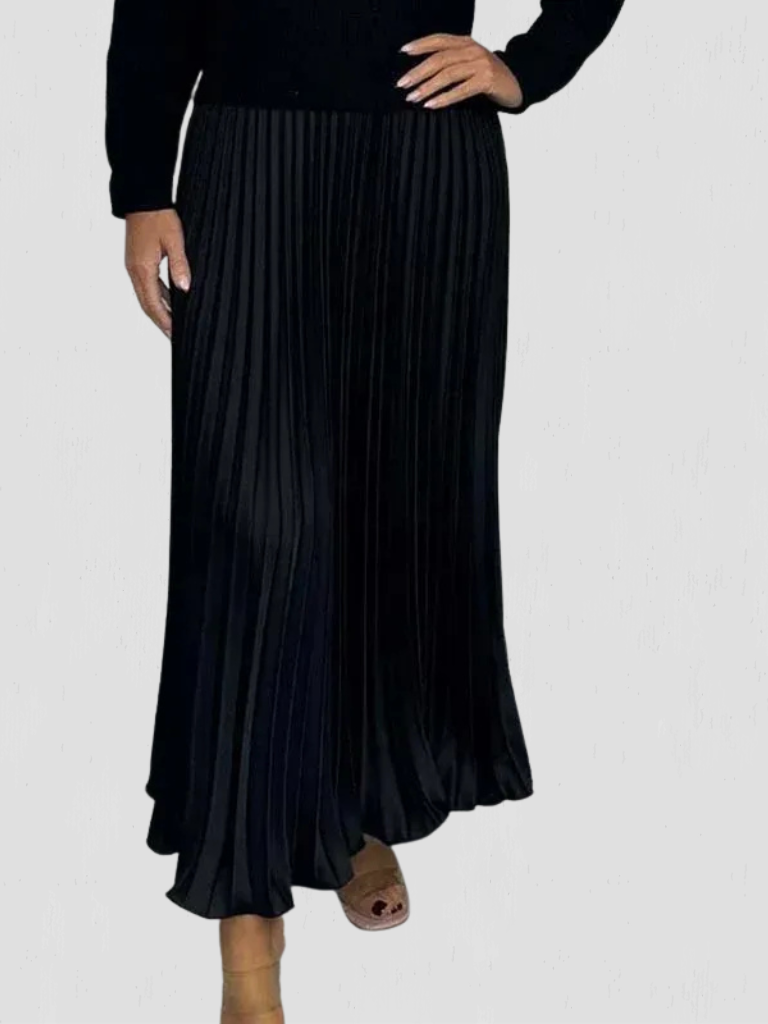 Arden™ Knit & Pleat Midi Dress