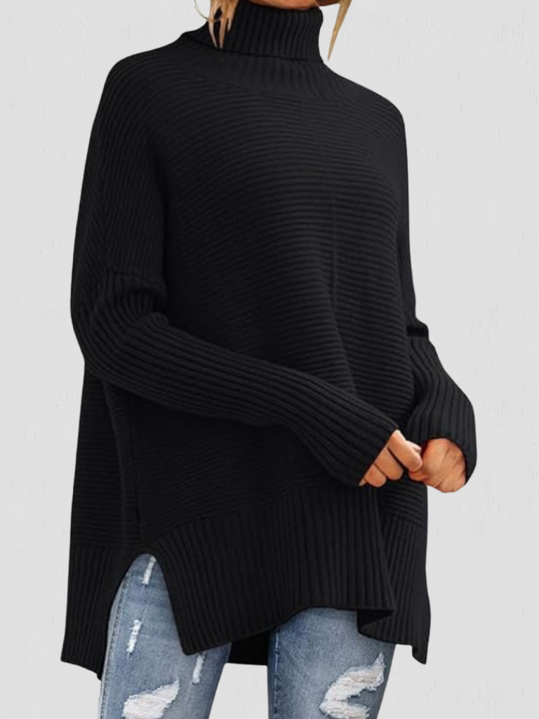 Brynlee™ Cozy Ribbed Turtleneck Sweater