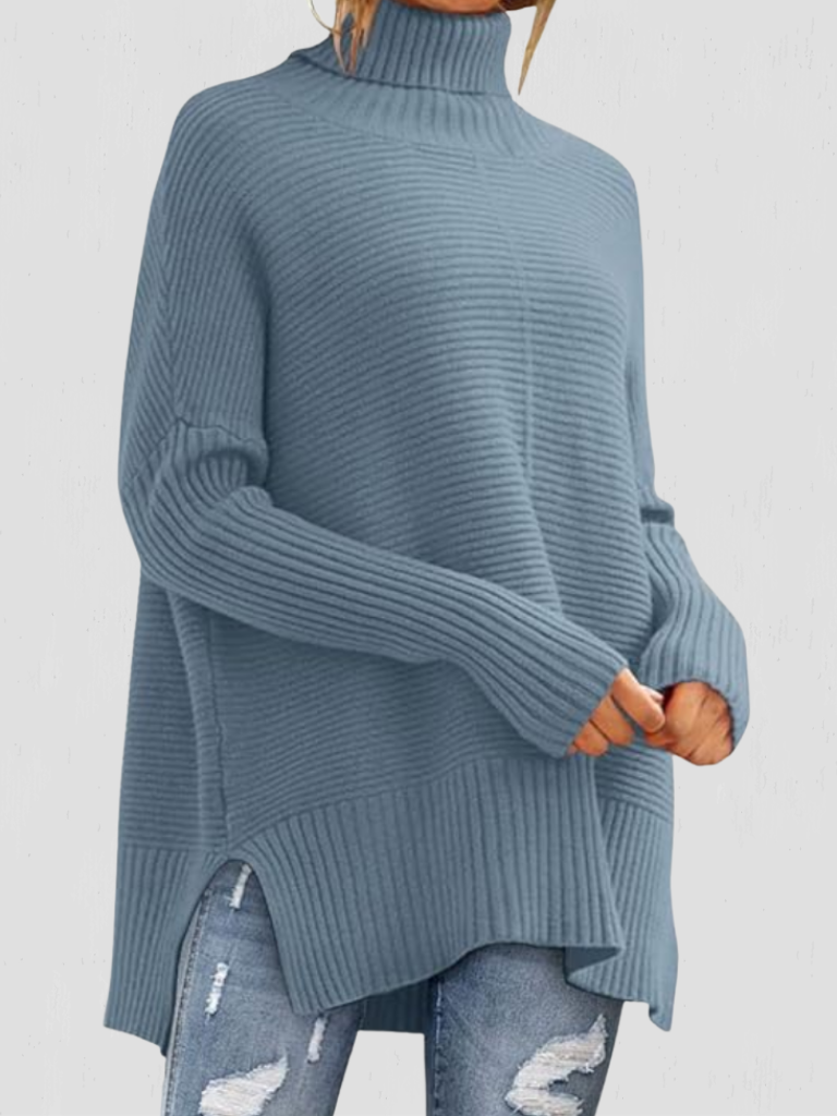 Brynlee™ Cozy Ribbed Turtleneck Sweater
