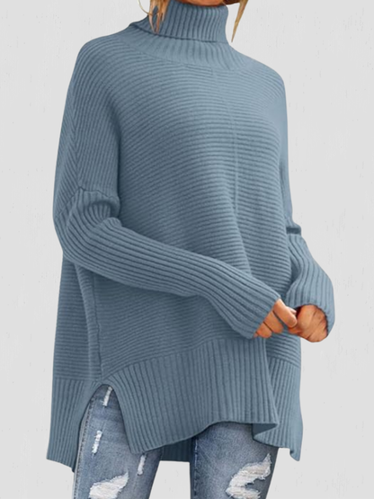 Brynlee™ Cozy Ribbed Turtleneck Sweater