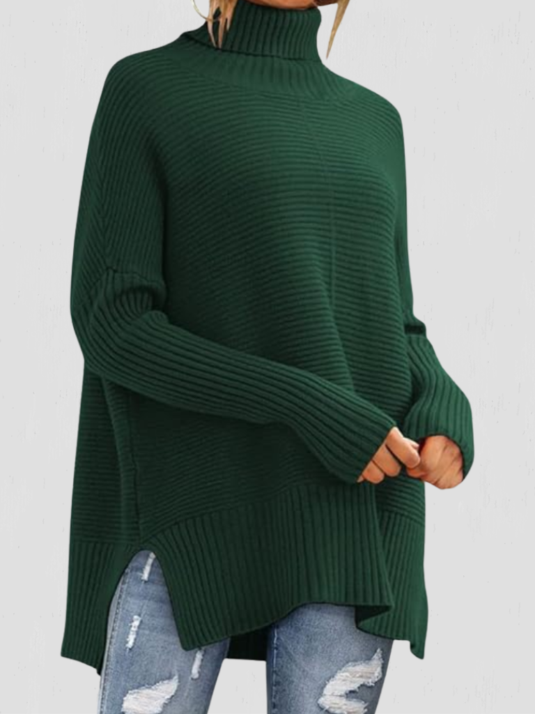 Brynlee™ Cozy Ribbed Turtleneck Sweater