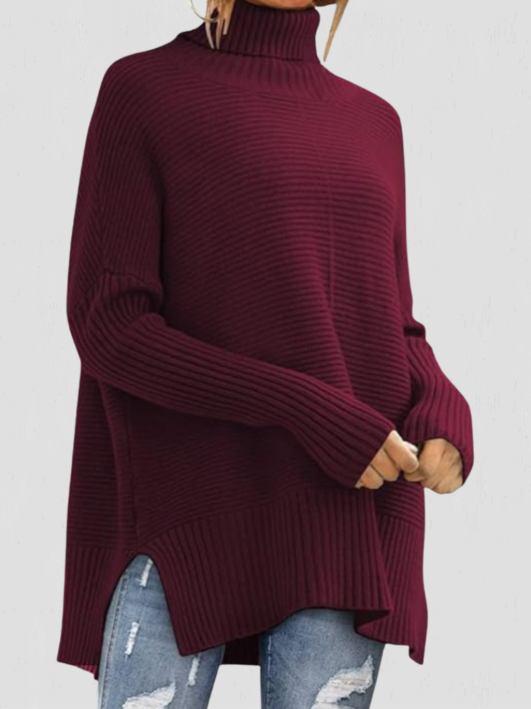 Brynlee™ Cozy Ribbed Turtleneck Sweater
