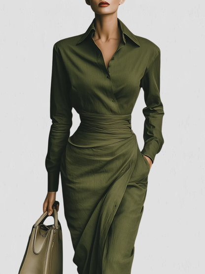 Sienna™ Classic Wrap Midi Dress