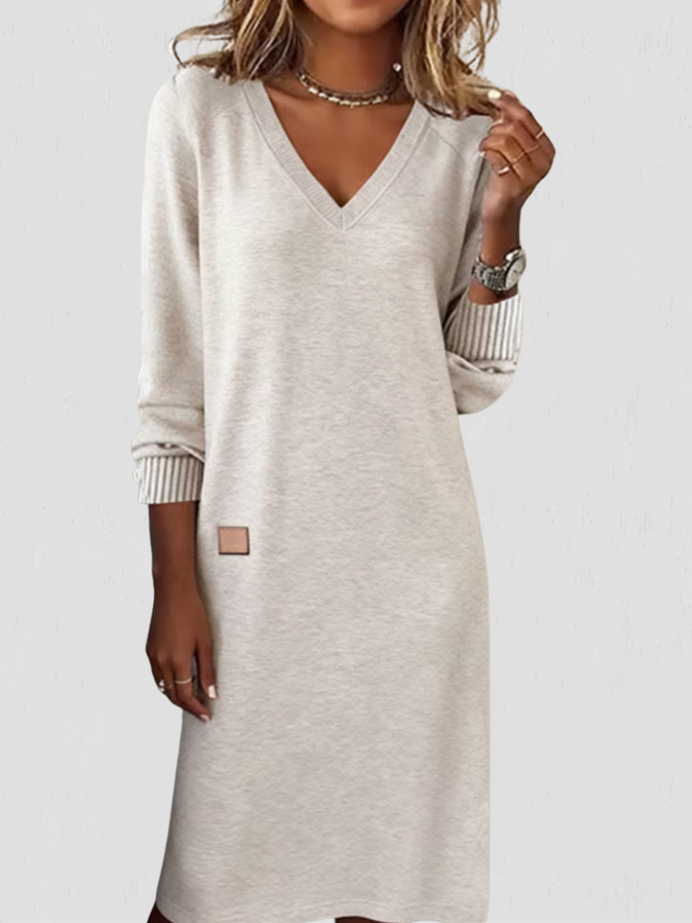 Noelle™ Essential V-Neck Dress