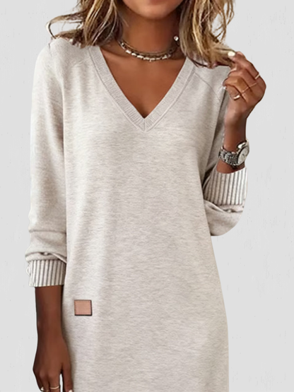 Noelle™ Essential V-Neck Dress