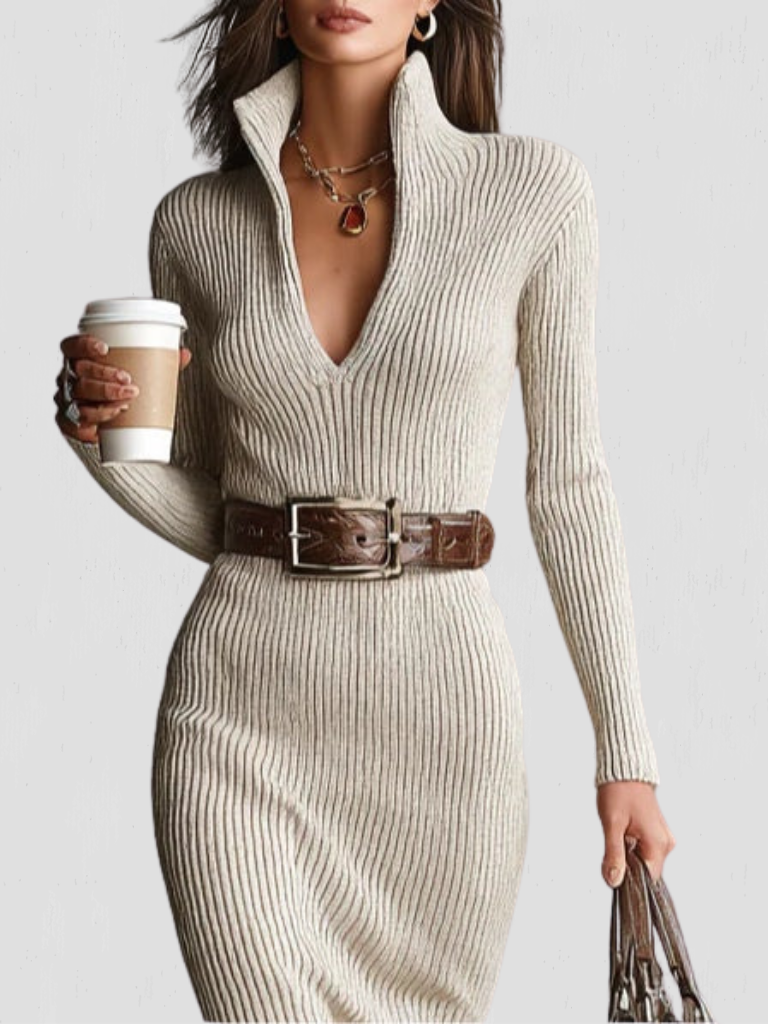 Elise™ Ribbed Midi Dress