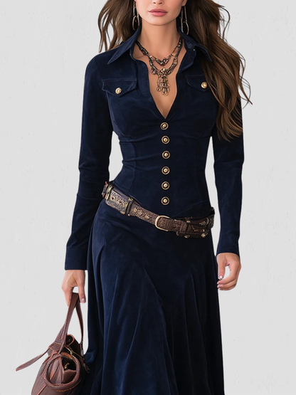 Rowan™ Heritage Velvet Maxi Dress