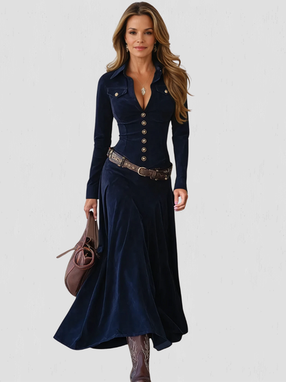 Rowan™ Heritage Velvet Maxi Dress