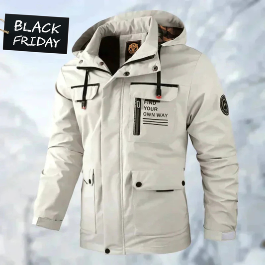 Waterproof jacket for autumn and winter